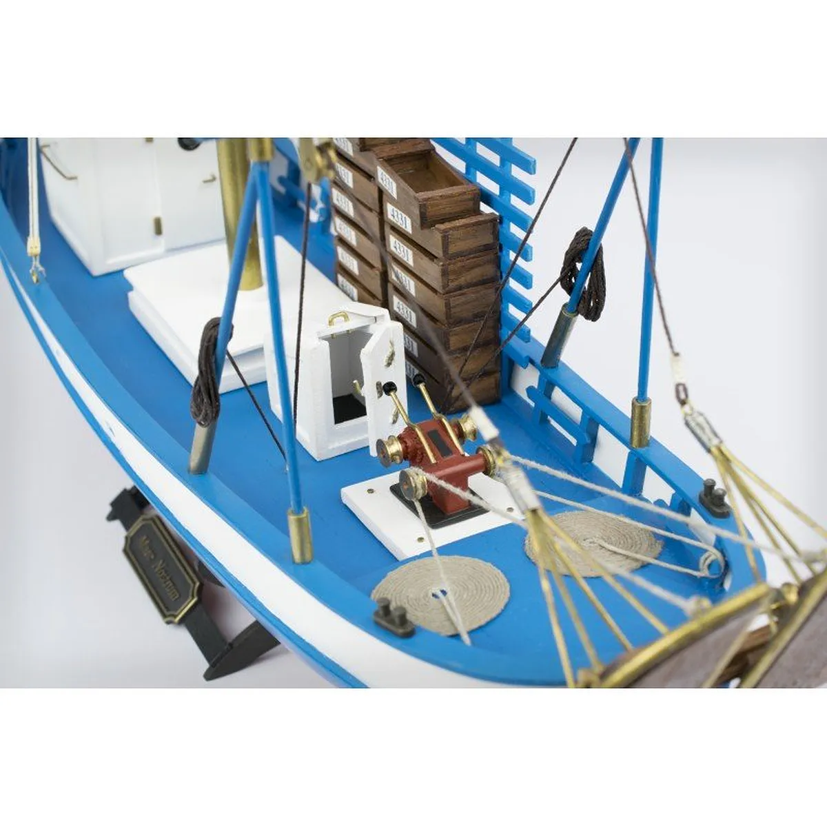 Artesania Latina 1/35 Mare Nostrum w/ Display Stand Scaled Wooden Model Ship Kit - Image 9
