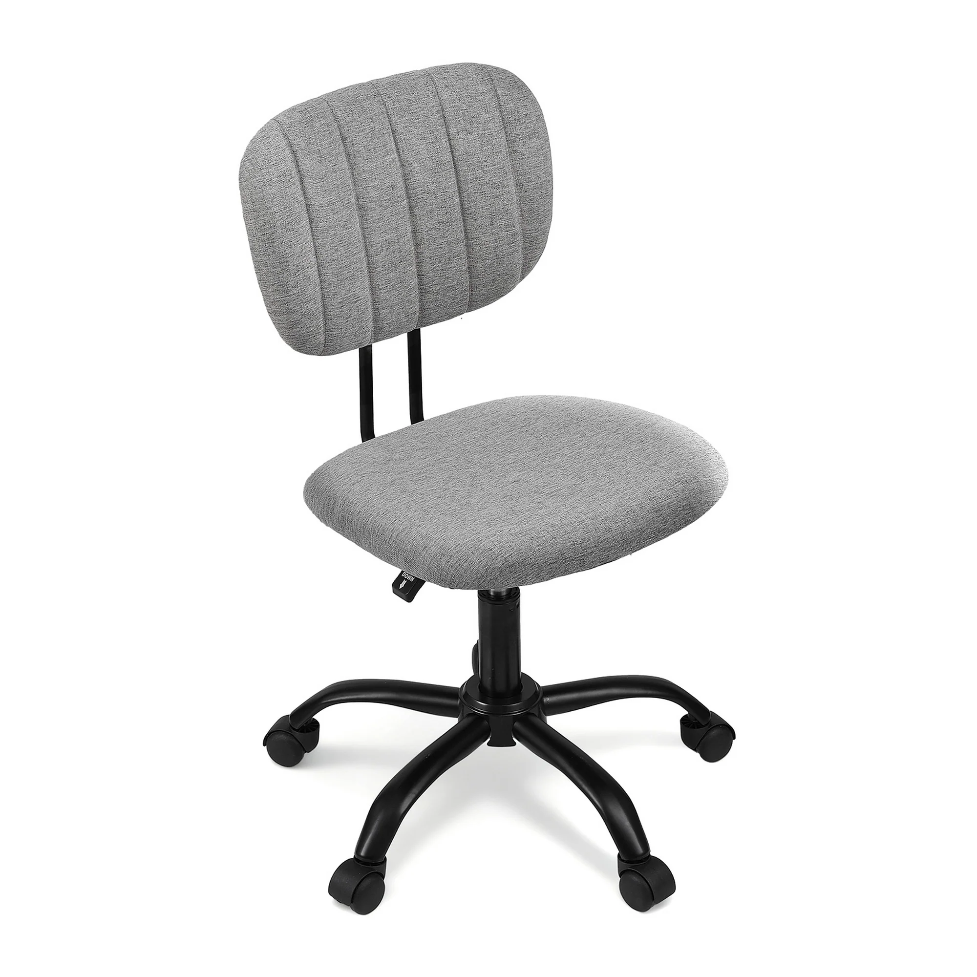 Artiss Armless Office Chair with Wheels (Grey)