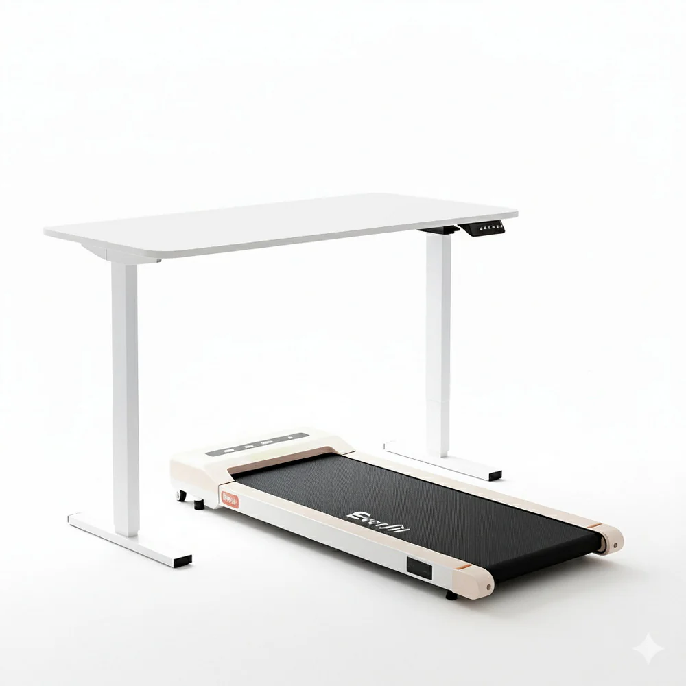 Artiss Electric Treadmill with 140cm Automatic Standing Desk Walking Pad 360mm