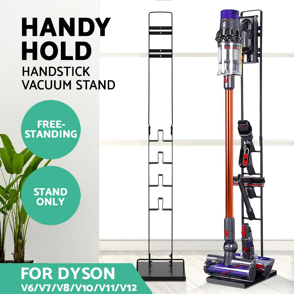 Artiss Freestanding Dyson Vacuum Cleaner Stand for V6 7 8 10 11 (Black) - Image 3