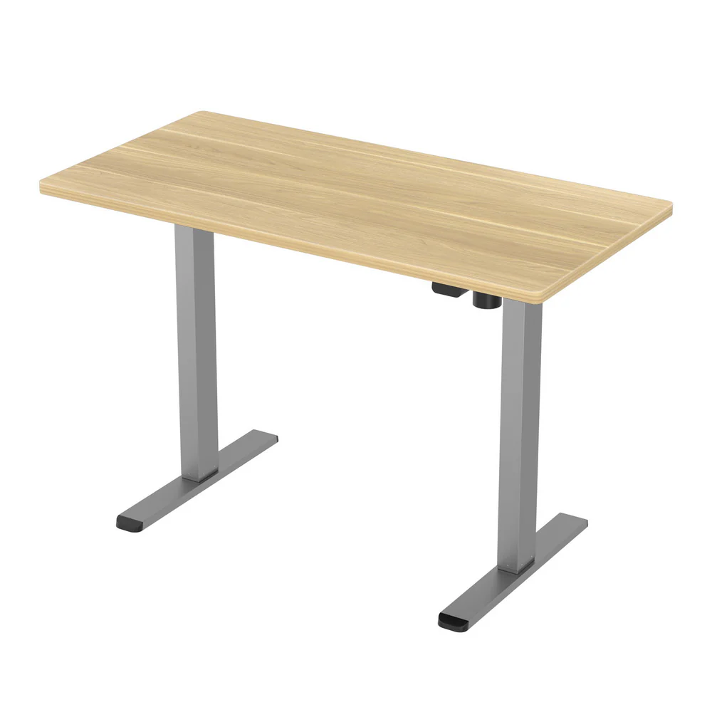 Artiss Standing Desk Motorised 120CM White Oak