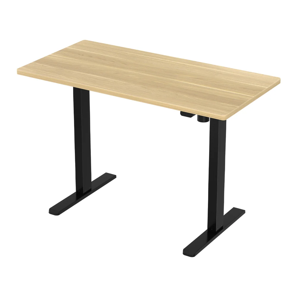 Artiss Standing Desk Motorised White Oak 120CM
