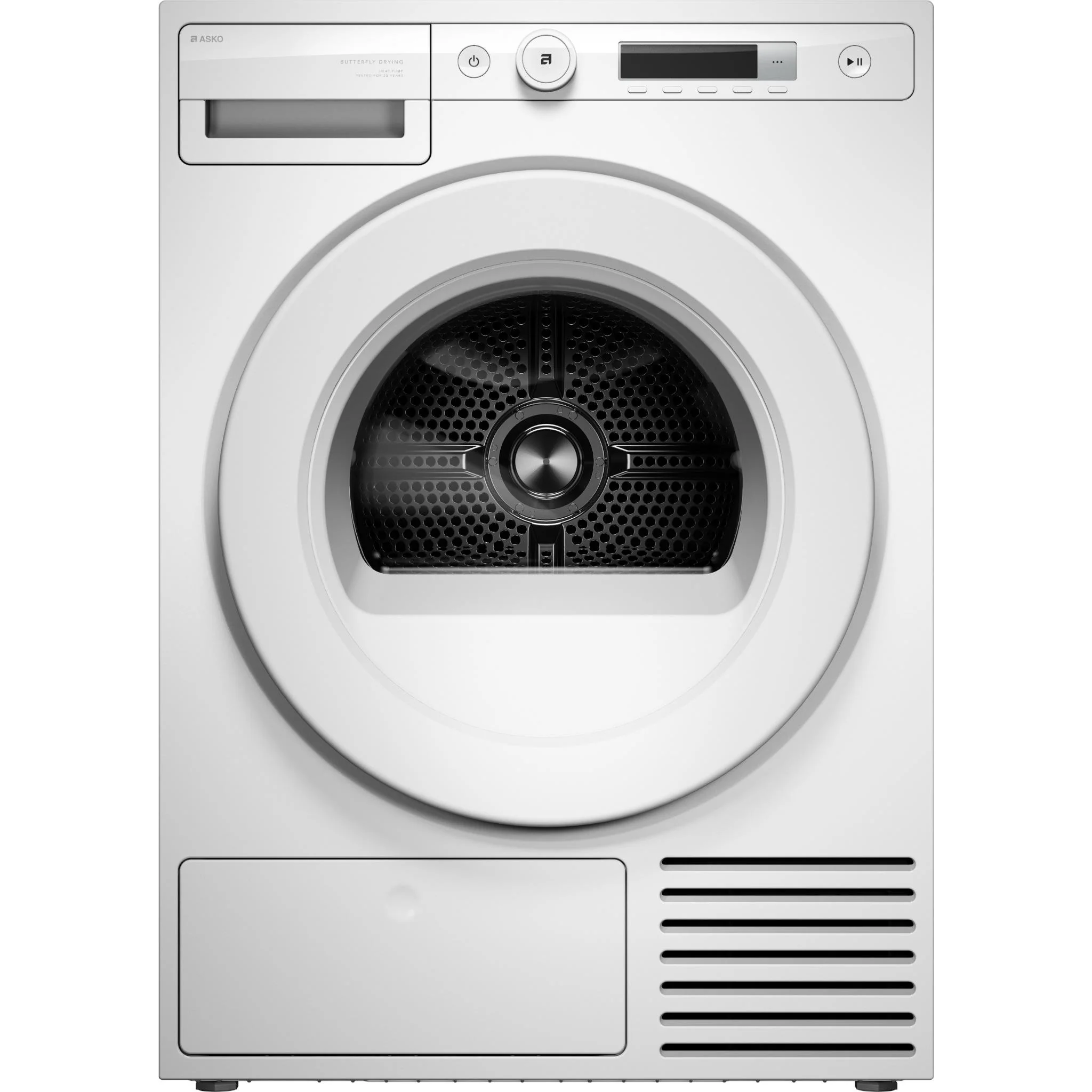 ASKO T108HW Classic 8kg Butterfly Drying™ Heat Pump Dryer