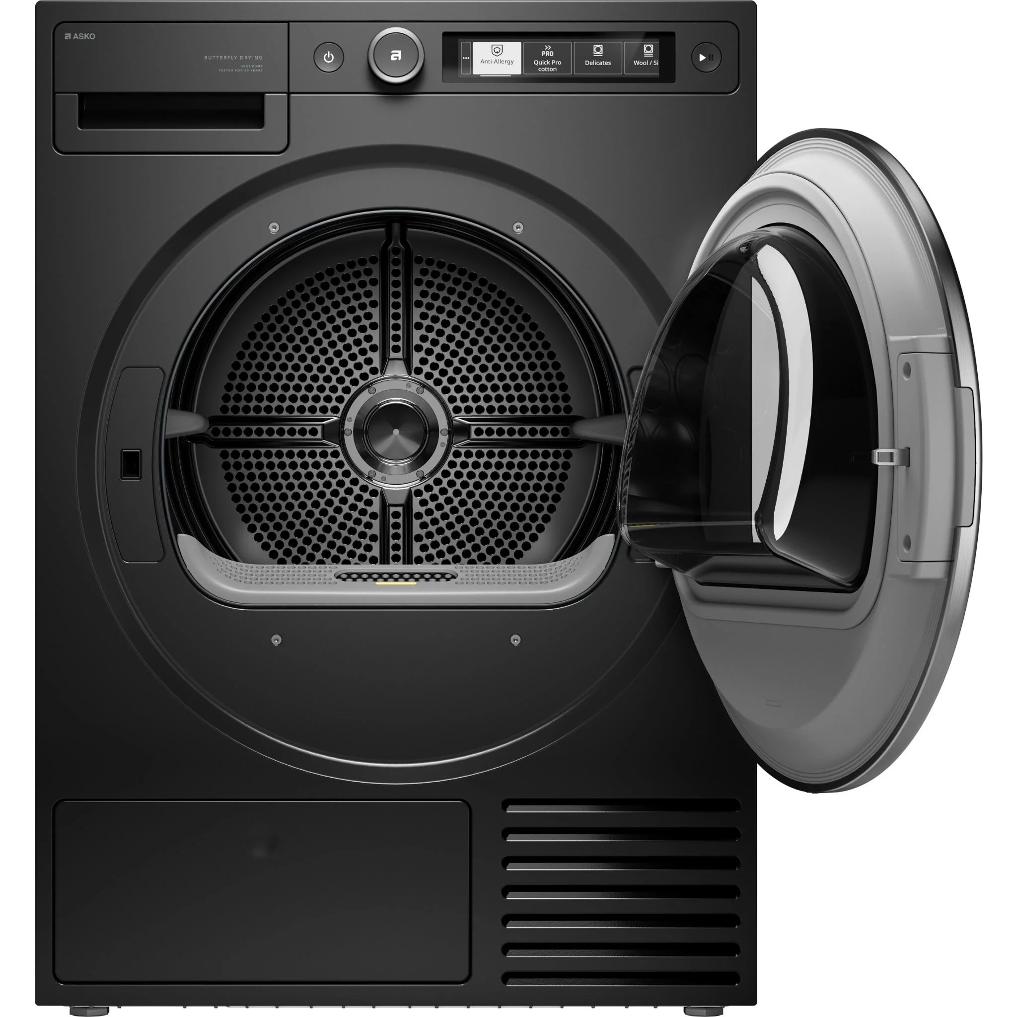 ASKO T511HPXLG Style 11kg Butterfly Drying Heat Pump Dryer (Graphite Black) - Image 2