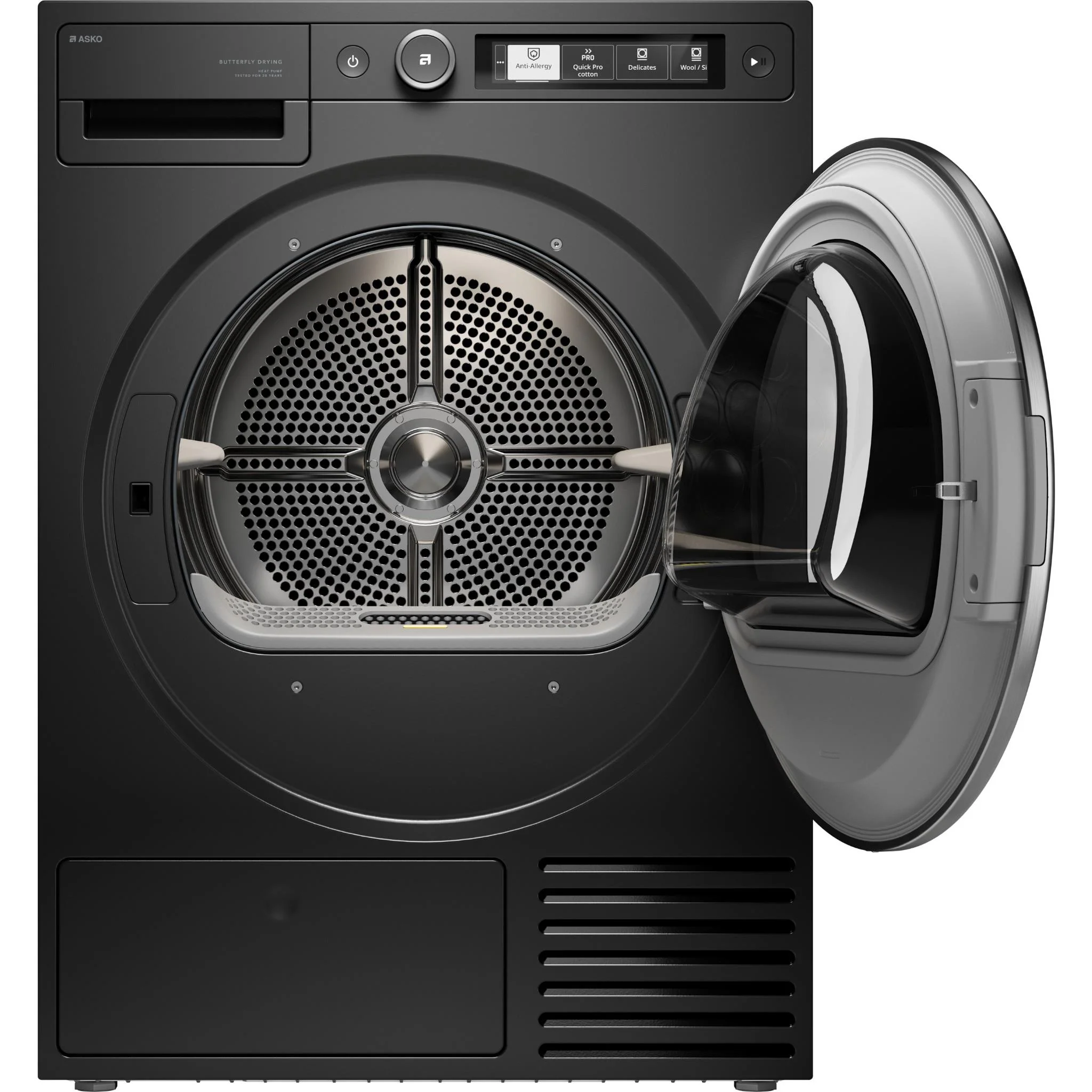 ASKO T511HPXLG Style 11kg Butterfly Drying Heat Pump Dryer (Graphite Black) - Image 3