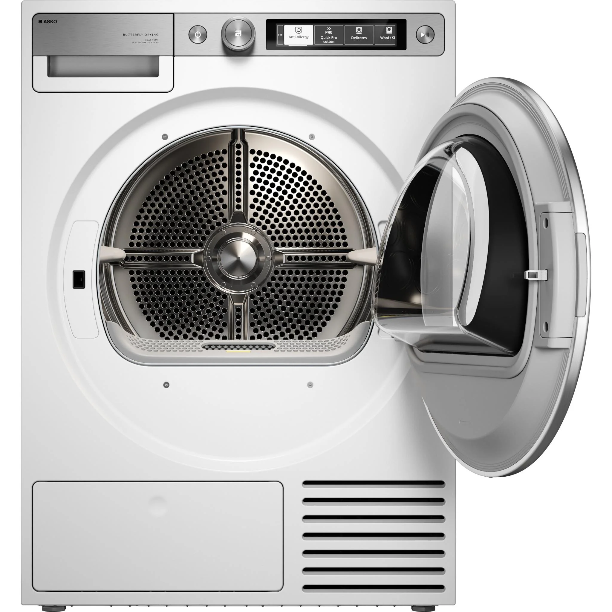 ASKO T709HUW Style+ 9kg Butterfly Drying Heat Pump Dryer (White) - Image 3