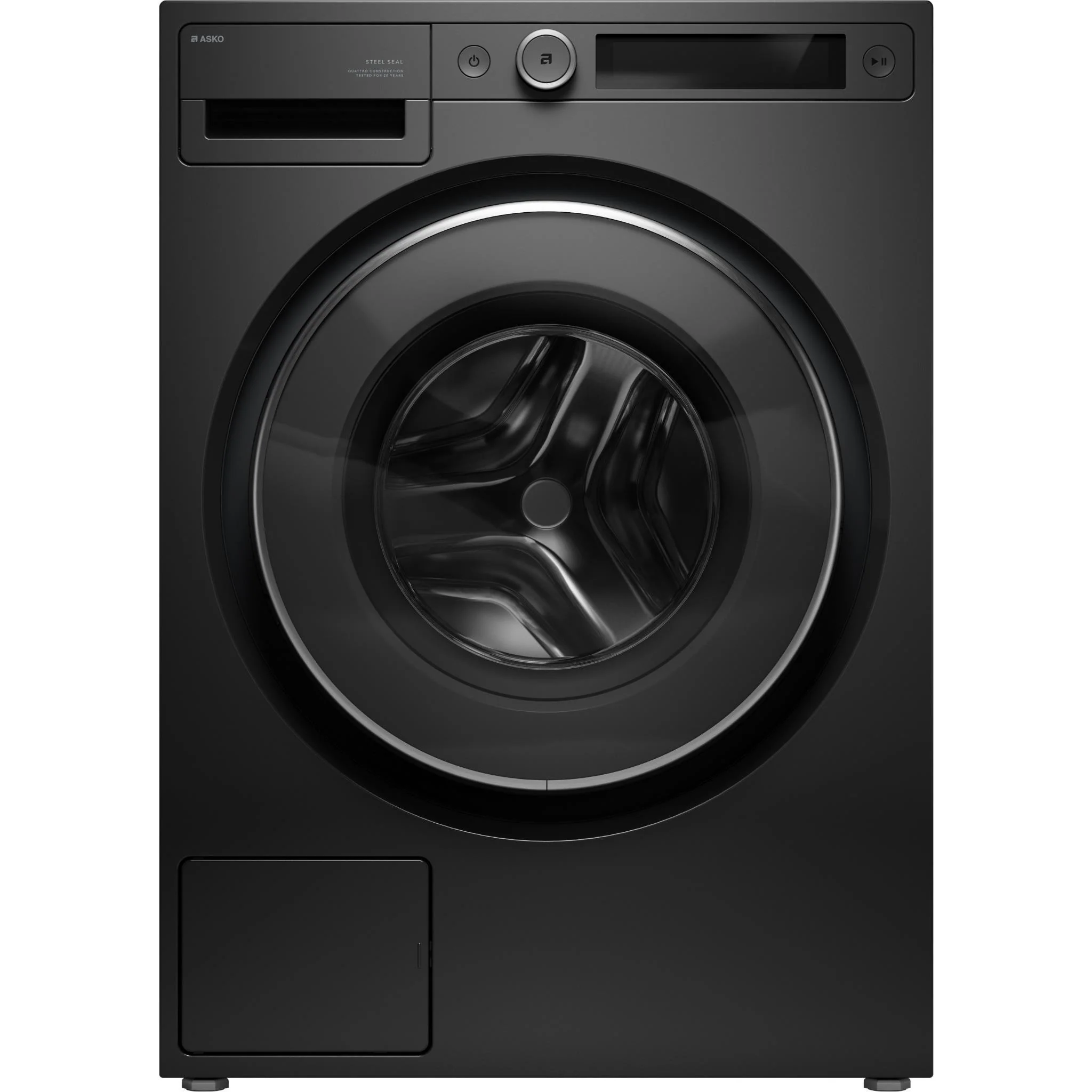ASKO W5096RLG Style 9kg Steel Seal Front Load Washer (Graphite Black)