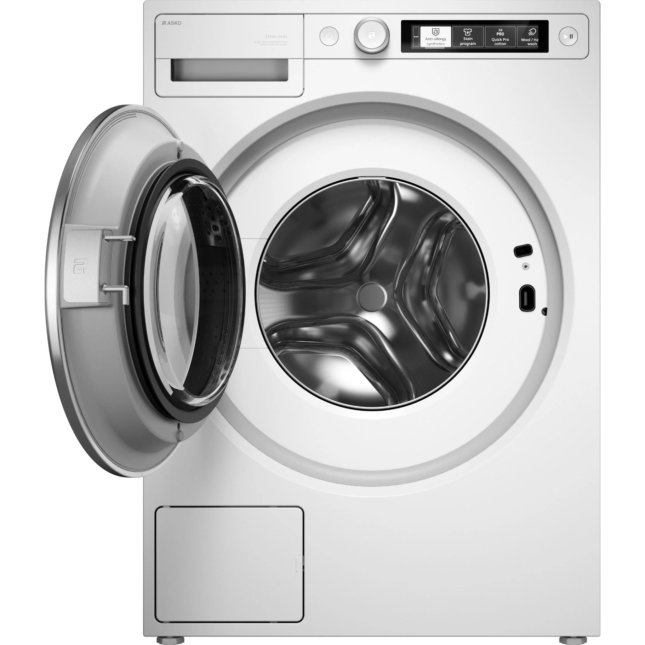ASKO W5096RLW Style 9kg Steel Seal Front Load Washer (White) - Image 2