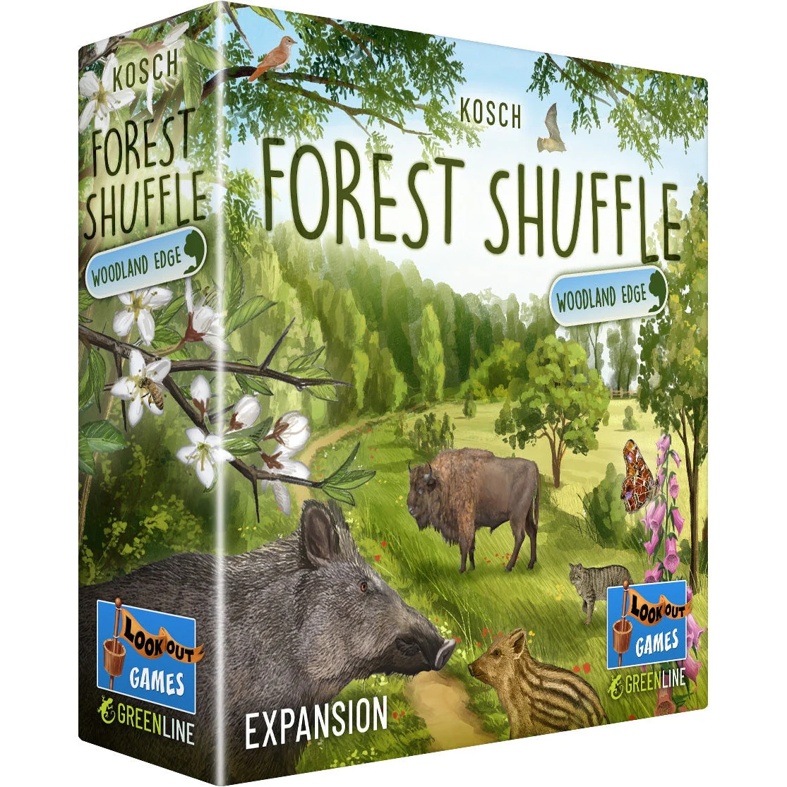 Asmodee Forest Shuffle Woodland Edge Expansion Game