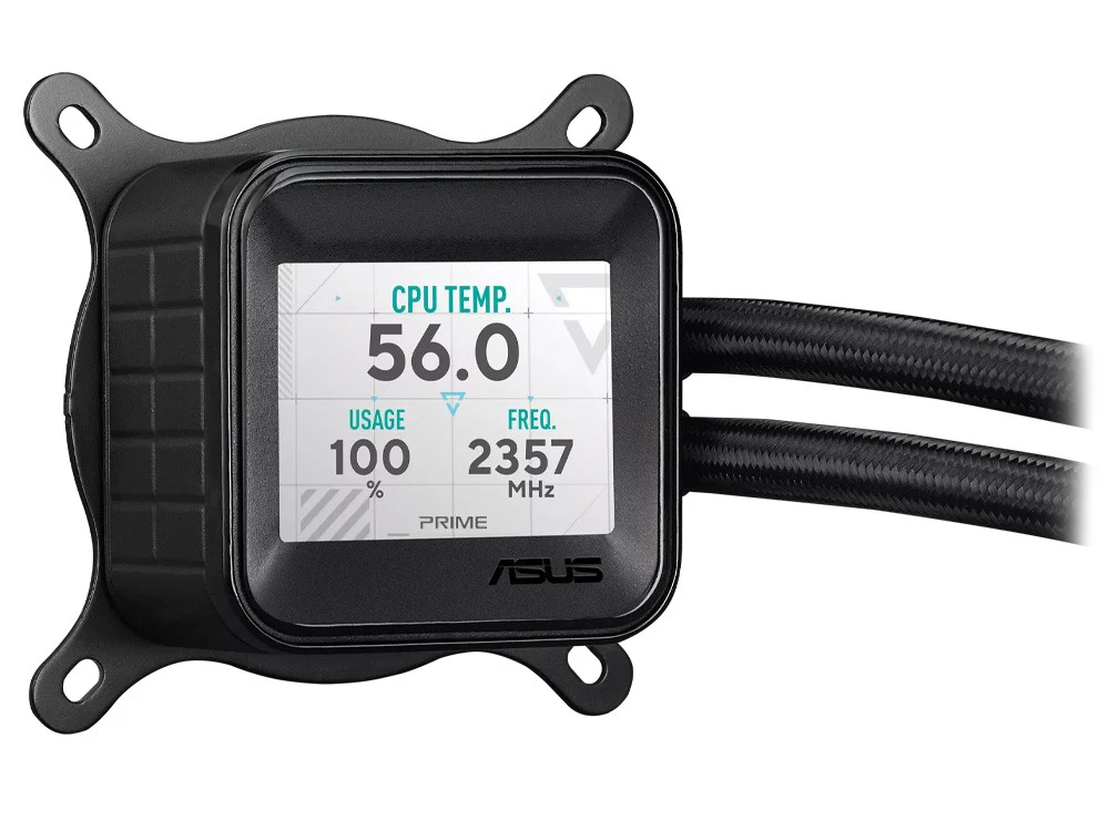 Asus Prime LC 360 ARGB LCD AIO Liquid CPU Cooler (PRIME LC 360 ARGB LCD) - Image 3