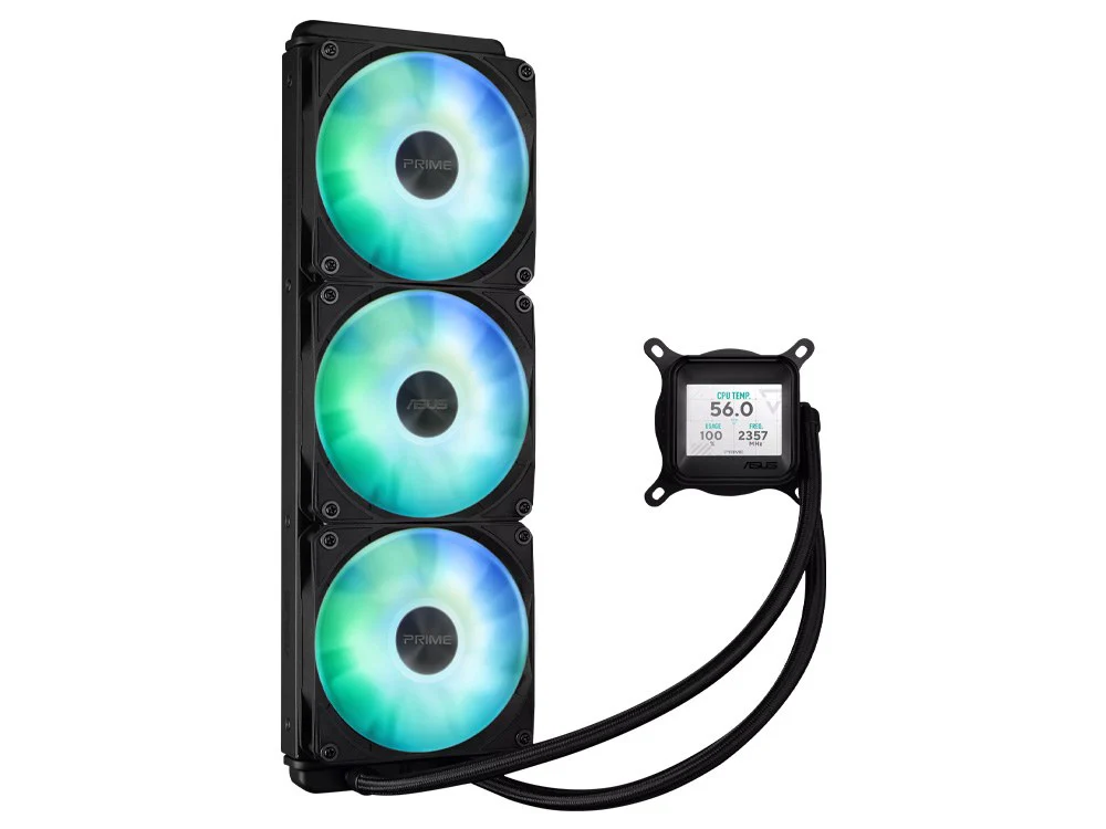 Asus Prime LC 360 ARGB LCD AIO Liquid CPU Cooler (PRIME LC 360 ARGB LCD) - Image 5