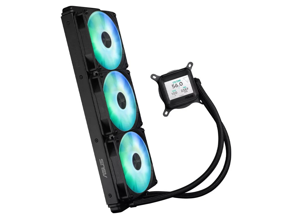 Asus Prime LC 360 ARGB LCD AIO Liquid CPU Cooler (PRIME LC 360 ARGB LCD) - Image 6