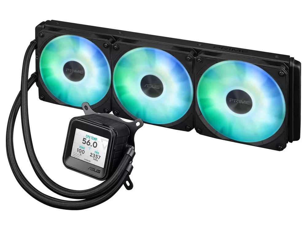 Asus Prime LC 360 ARGB LCD AIO Liquid CPU Cooler (PRIME LC 360 ARGB LCD) - Image 8