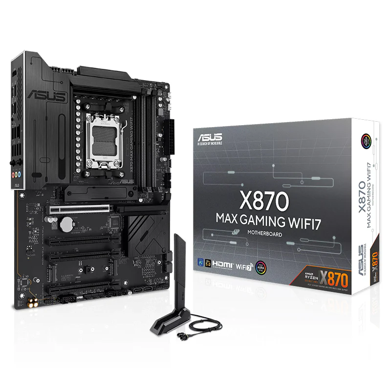 Asus X870 MAX GAMING WIFI7 AM5 ATX Motherboard (X870 MAX GAMING WIFI7)