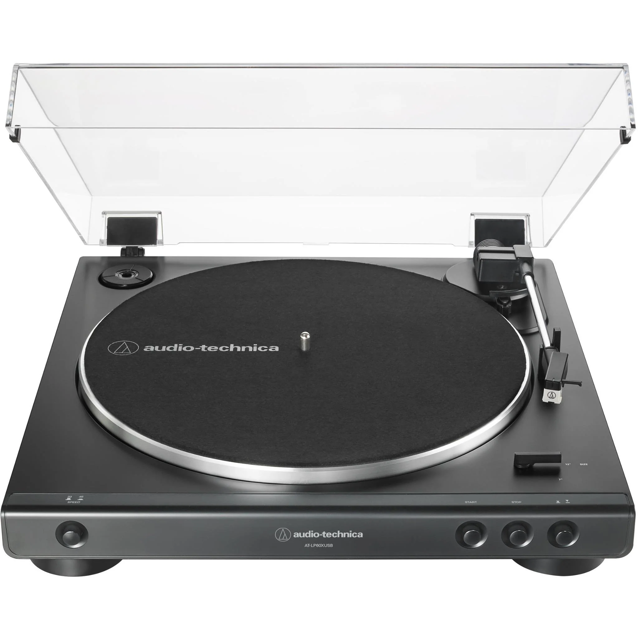 Audio-Technica LP60XBT Fully Automatic Belt Drive Stereo Bluetooth Turntable (Black) - Image 2