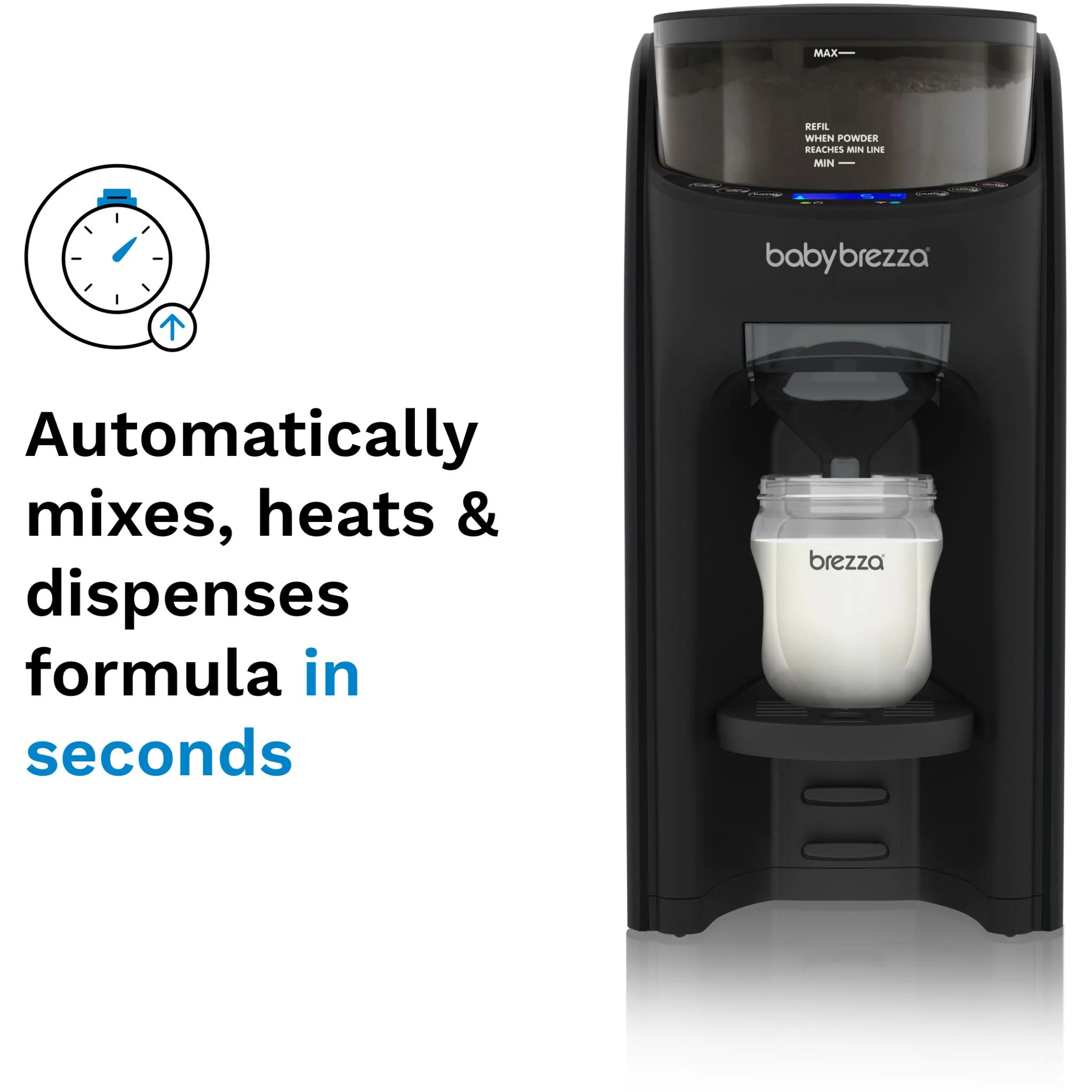 Baby Brezza Formula Pro Advanced (All Black) - Image 2