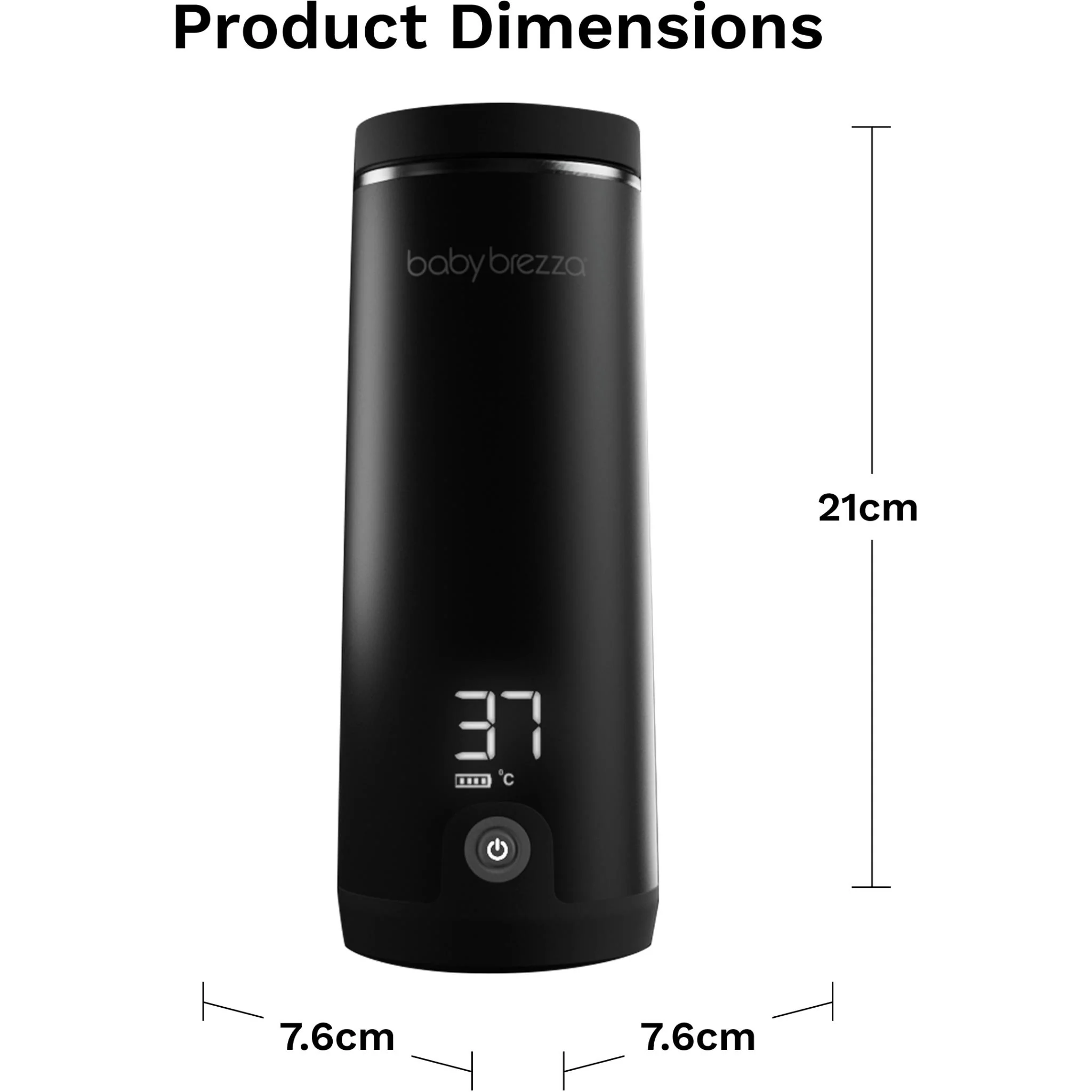 Baby Brezza uperfast Portable Bottle Warmer (Black) - Image 10