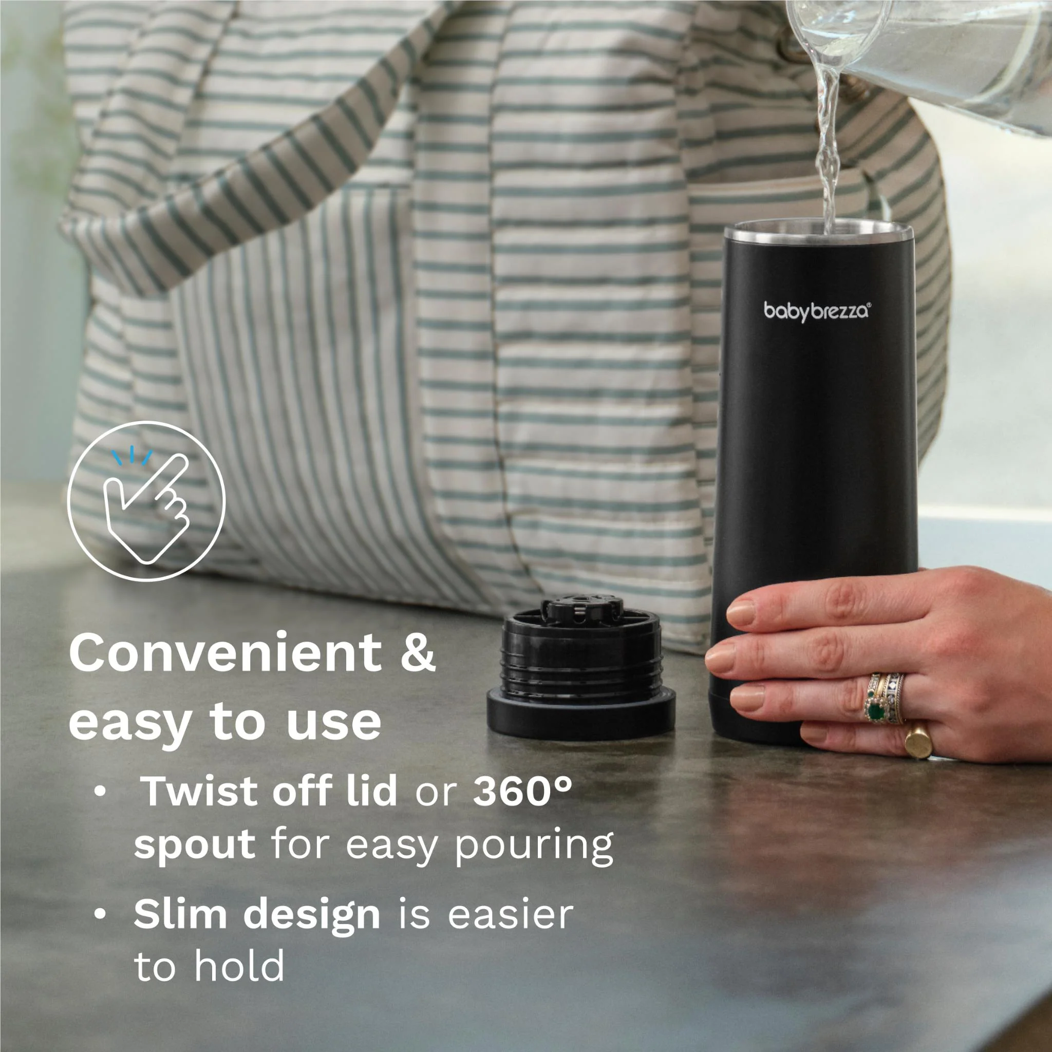 Baby Brezza uperfast Portable Bottle Warmer (Black) - Image 6