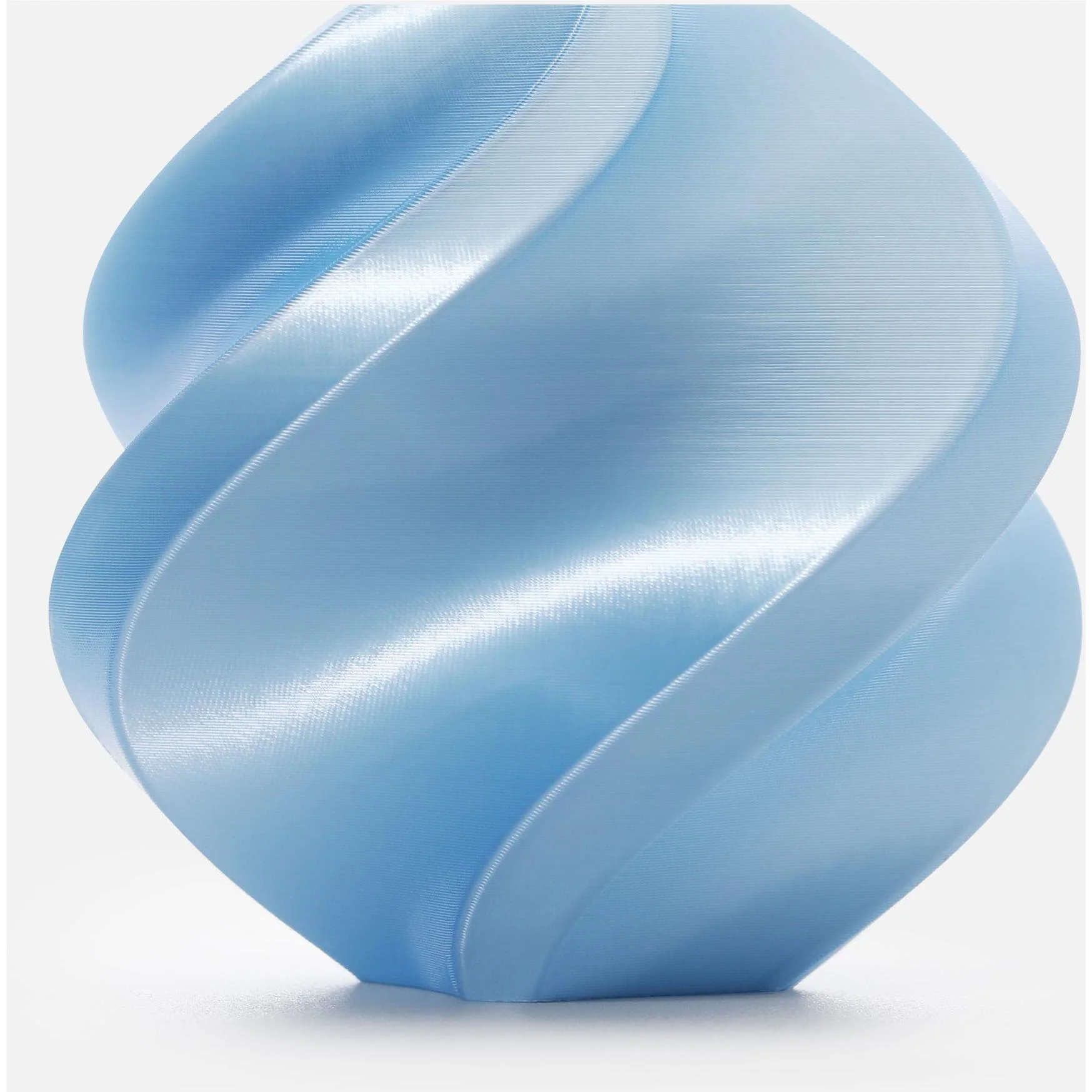 Bambu Lab PLA Silk+ 3D Printer Filament With Spool (Baby Blue) [1kg]