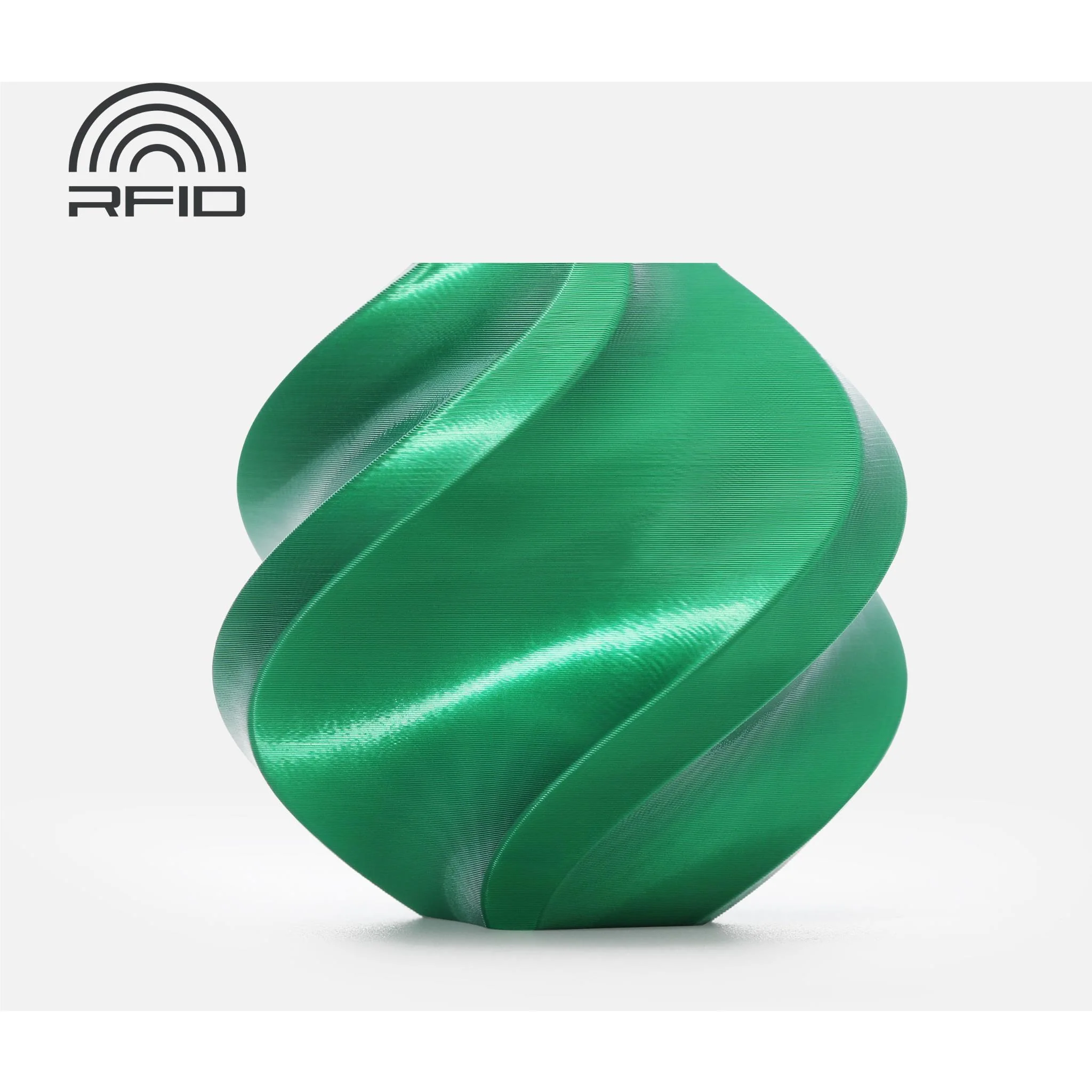 Bambu Lab PLA Silk+ 3D Printer Filament With Spool (Candy Green) [1kg] - Image 2