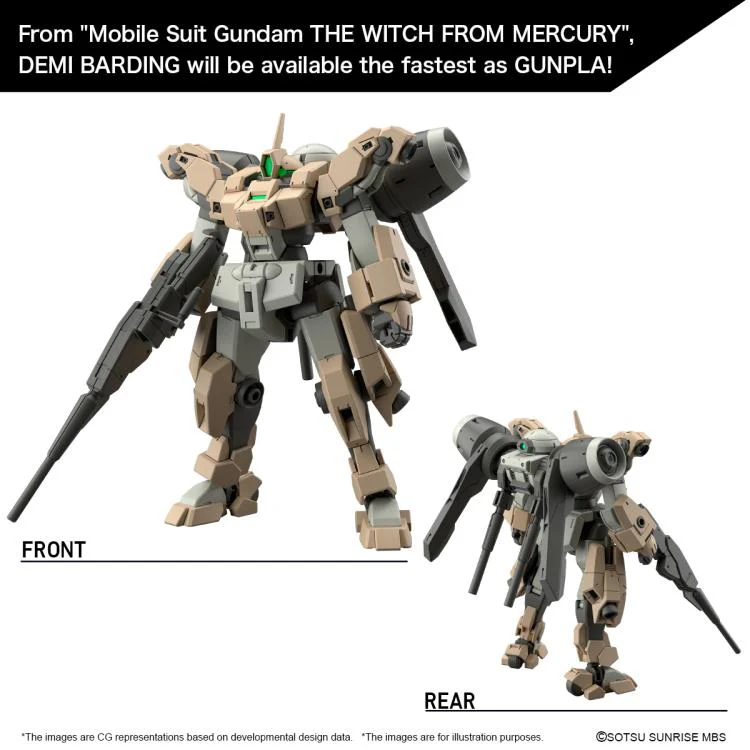 Bandai 1/144 Hg Demi Barding - Image 4