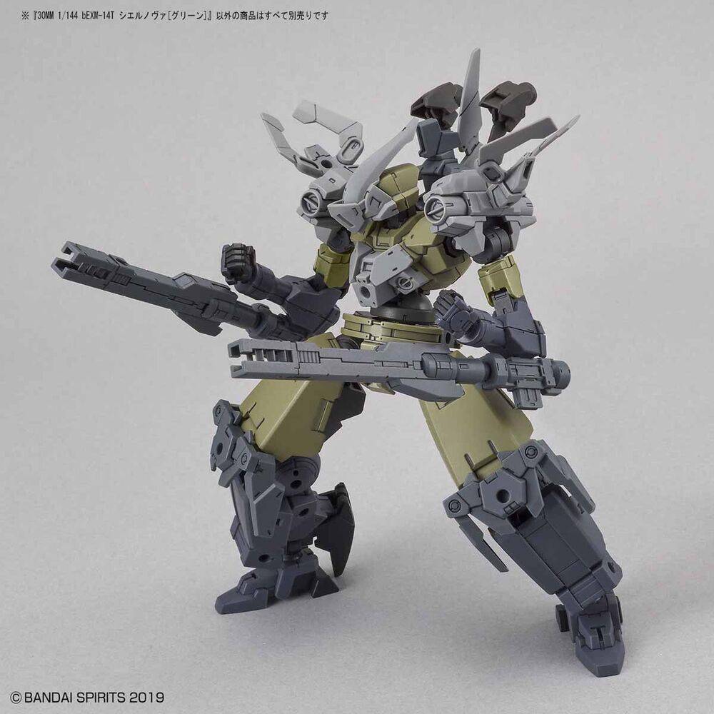 Bandai 30MM 1/144 bEXM-14T Cielnova (Green) - Image 3