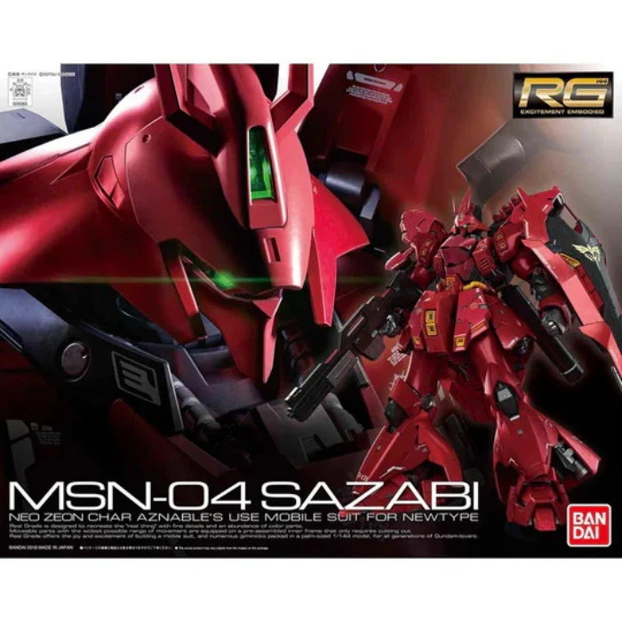 Bandai RG 1/144 Scale Sazabi Gundam Model Kit - Image 2