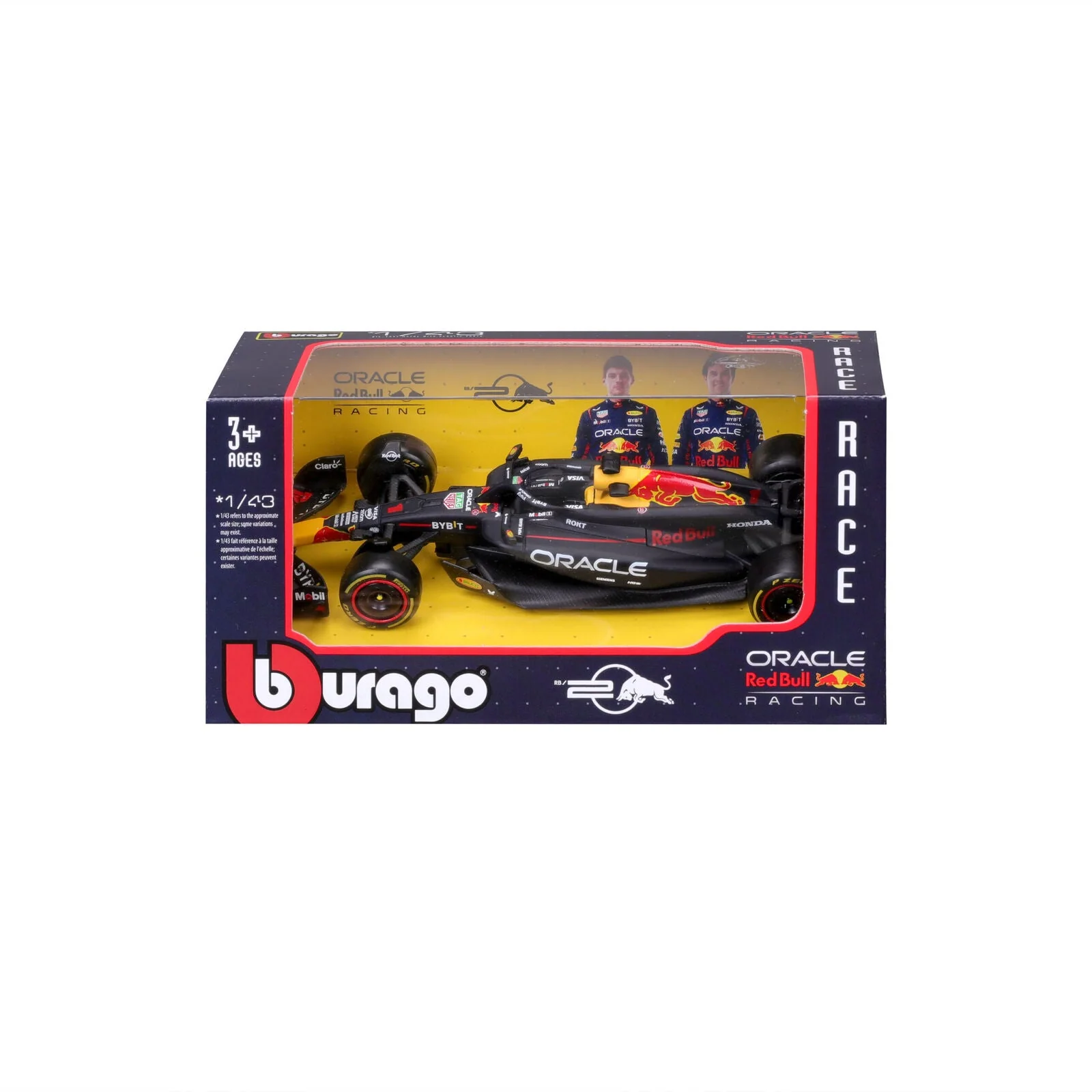 Bburago 1/43 2024 F1 RedBull Racing RB20 #1 Verstappen WB - Image 2