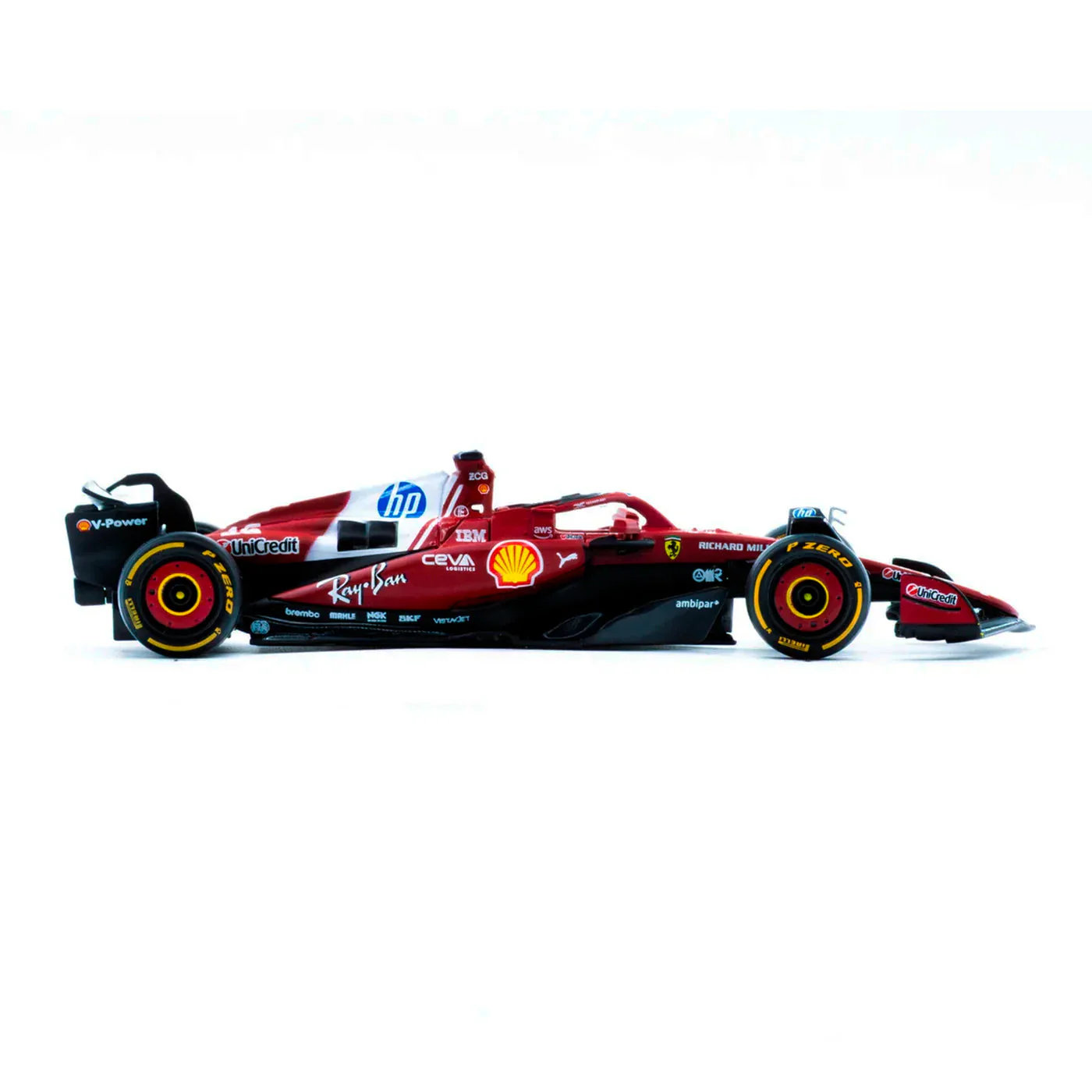 Bburago 1/64 Ferrari F1 2025 #44 Lewis Hamilton - Image 2