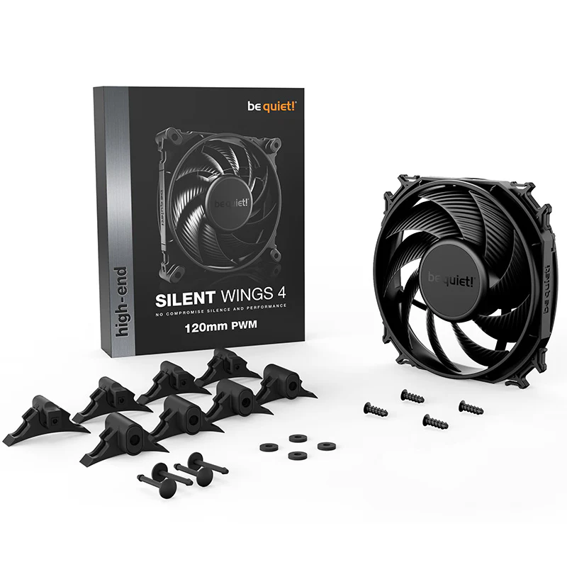 Be quiet! Silent Wings 4 120mm PWM Fan - Black (BL093)