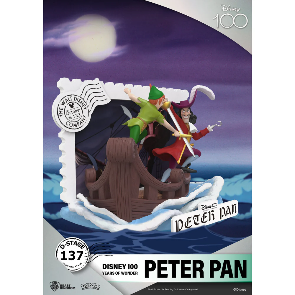 Beast Kingdom D Stage Disney 100 Years of Wonder Peter Pan Figurine Model - Image 2