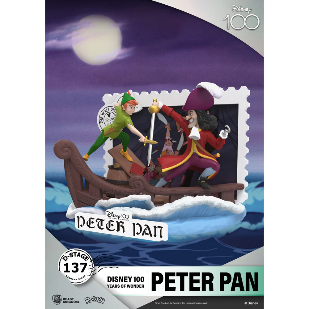 Beast Kingdom D Stage Disney 100 Years of Wonder Peter Pan Figurine Model - Image 3