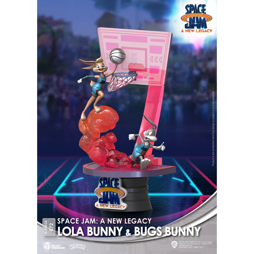 Beast Kingdom D Stage Space Jam Lola Bunny & Bugs Bunny Figurine Model Set - Image 2