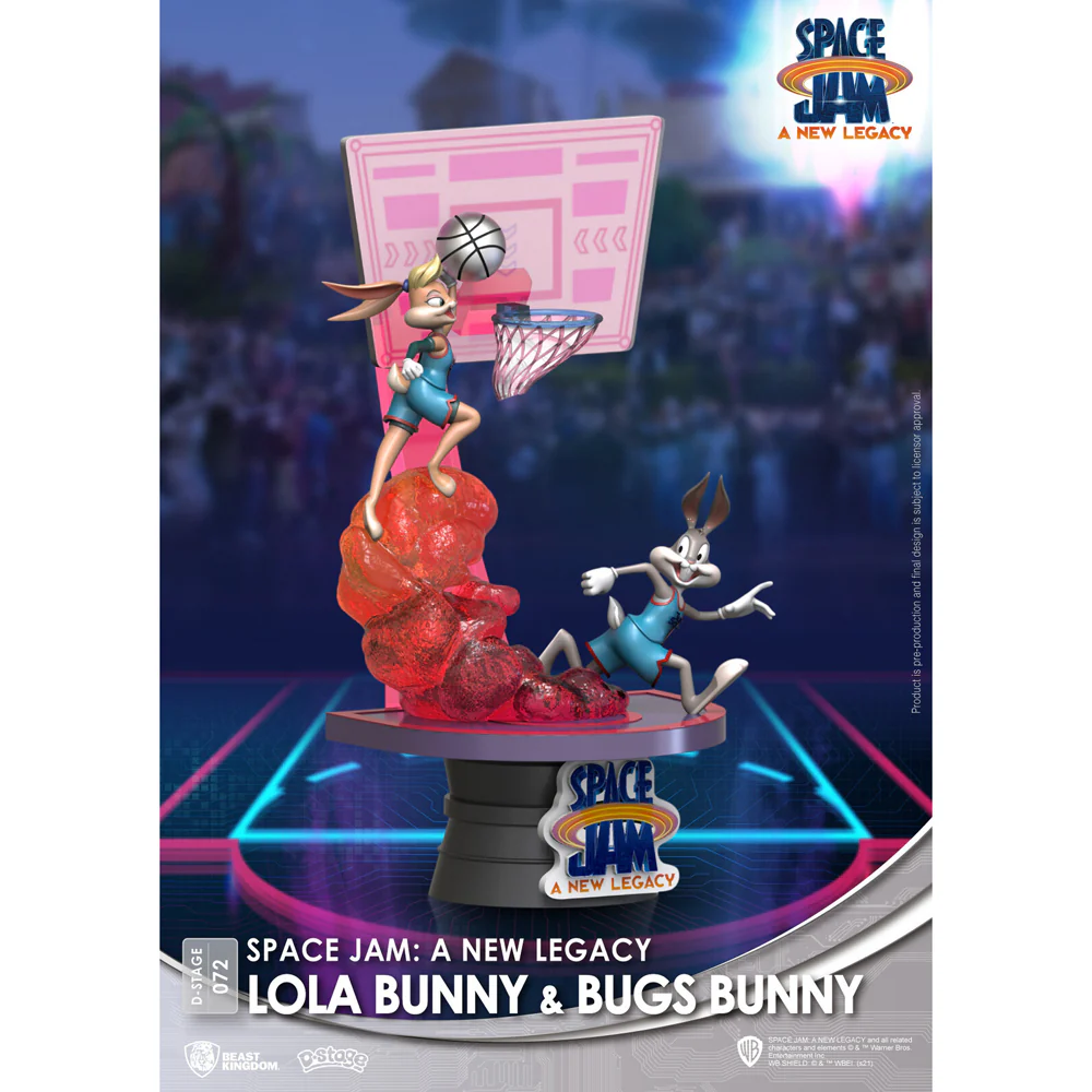 Beast Kingdom D Stage Space Jam Lola Bunny & Bugs Bunny Figurine Model Set - Image 3