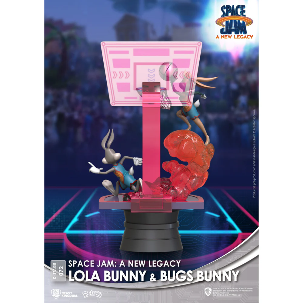 Beast Kingdom D Stage Space Jam Lola Bunny & Bugs Bunny Figurine Model Set - Image 4