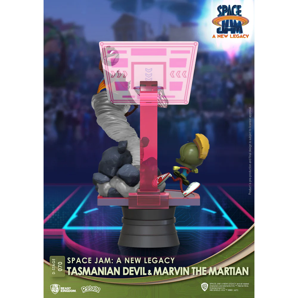 Beast Kingdom D Stage Space Tasmanian Devil & Marvin the Martian Model Set - Image 4