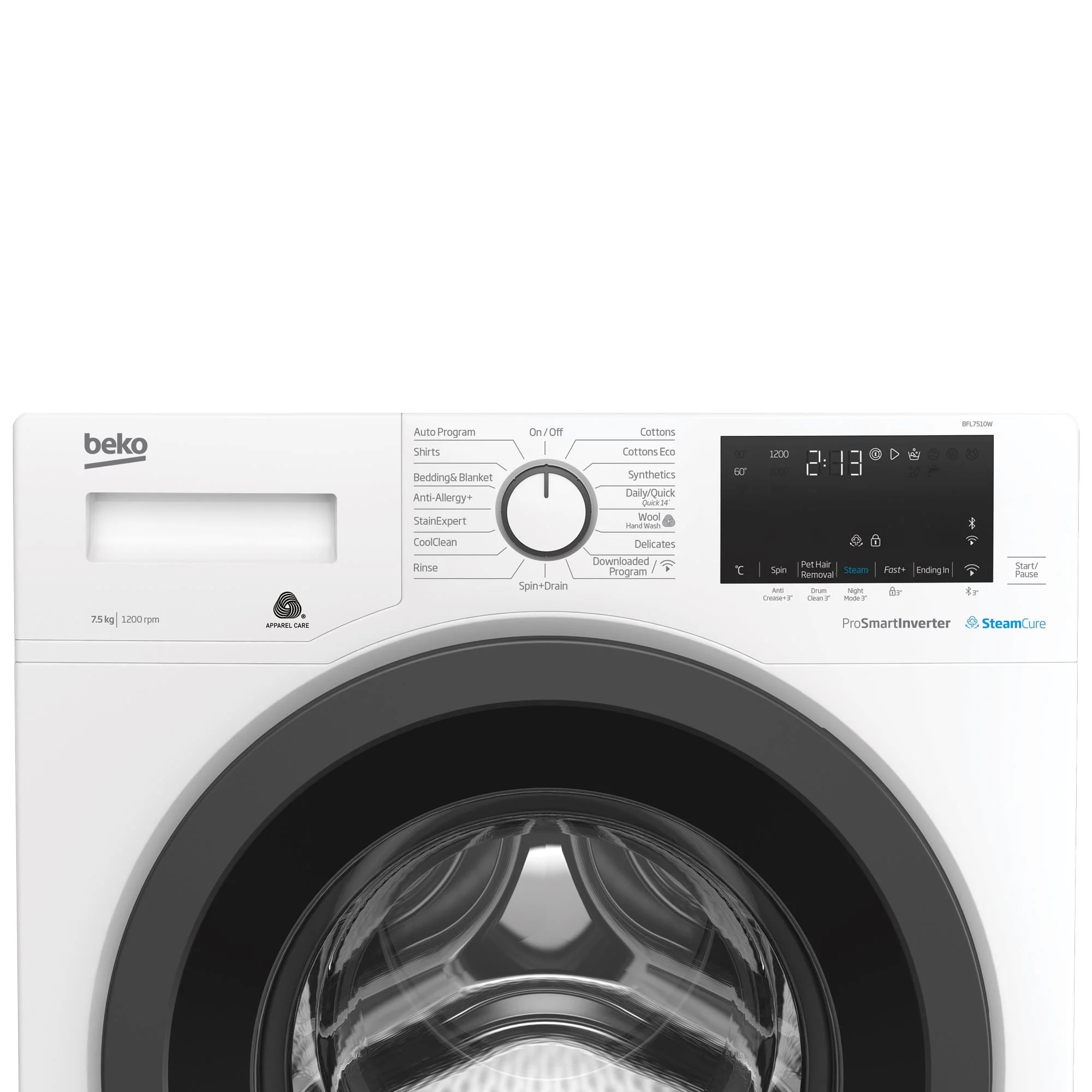 Beko BFL7510-W 7.5kg Front Load Washing Machine - Image 4