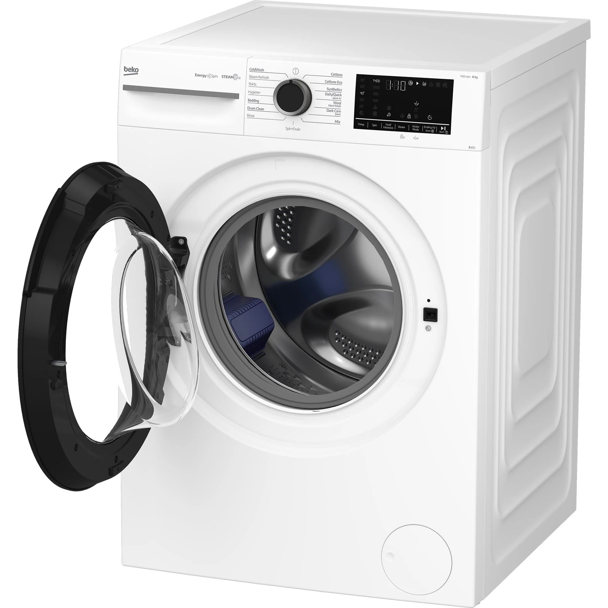 Beko BFLB1010W 10kg Front Load Washer with Steam - Image 5