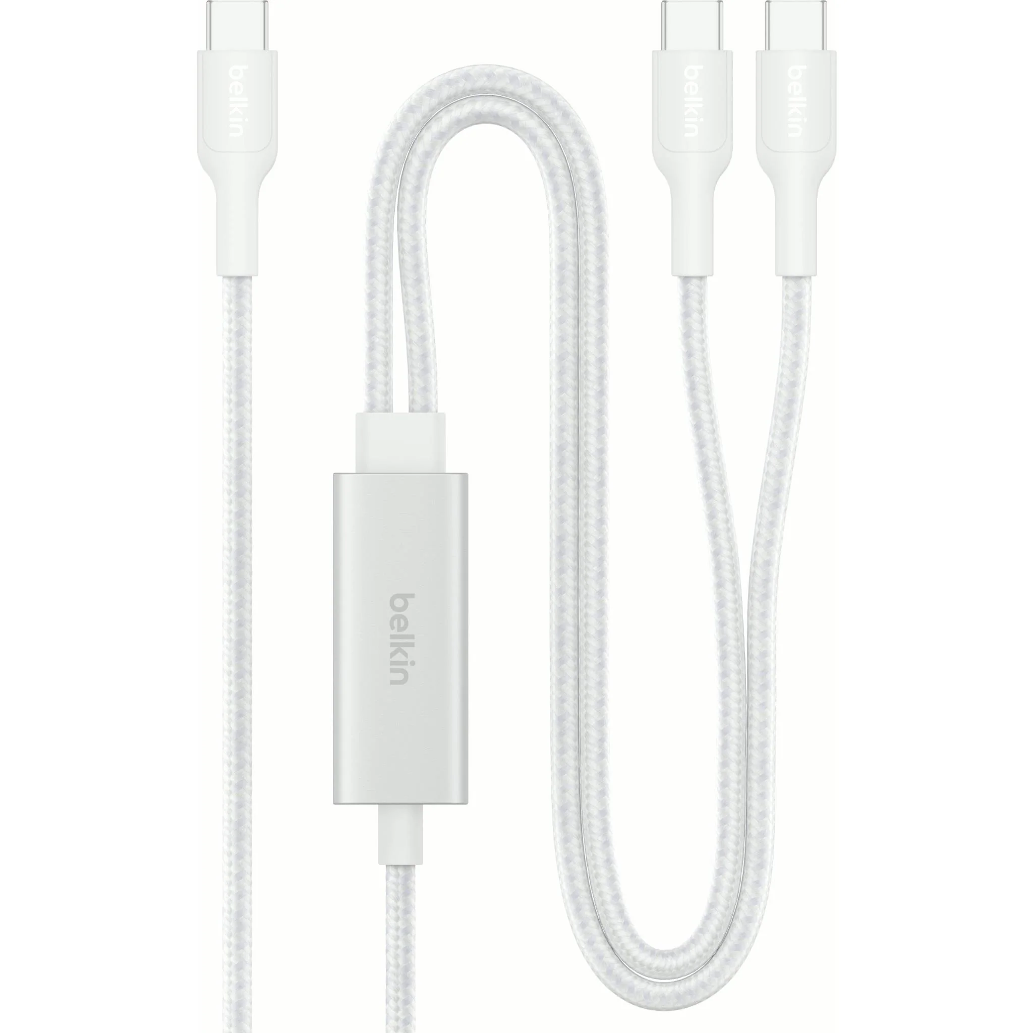 Belkin BoostCharge Pro 140W Dual USB-C to C Cable 1.5m (White)