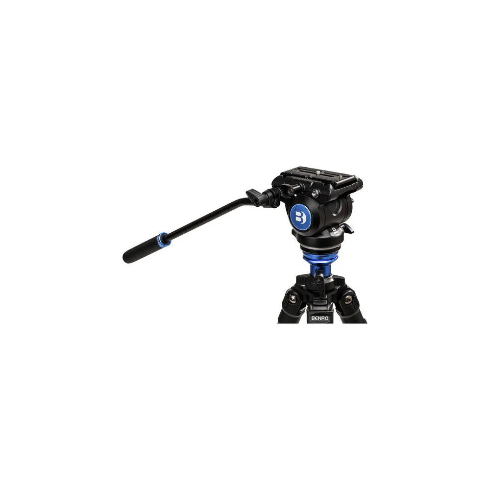 Benro A2573F Series 2 Aluminium Video Tripod S4PRO Head (44cm) - Image 4