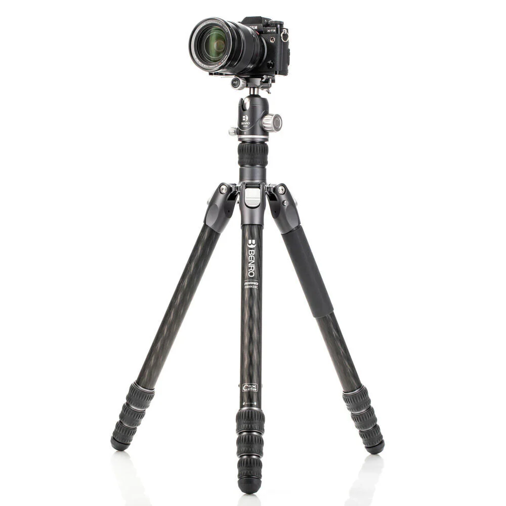 Benro Rhino 34C Carbon Fibre Photo Tripod with VX30 Head (174cm) - Image 4