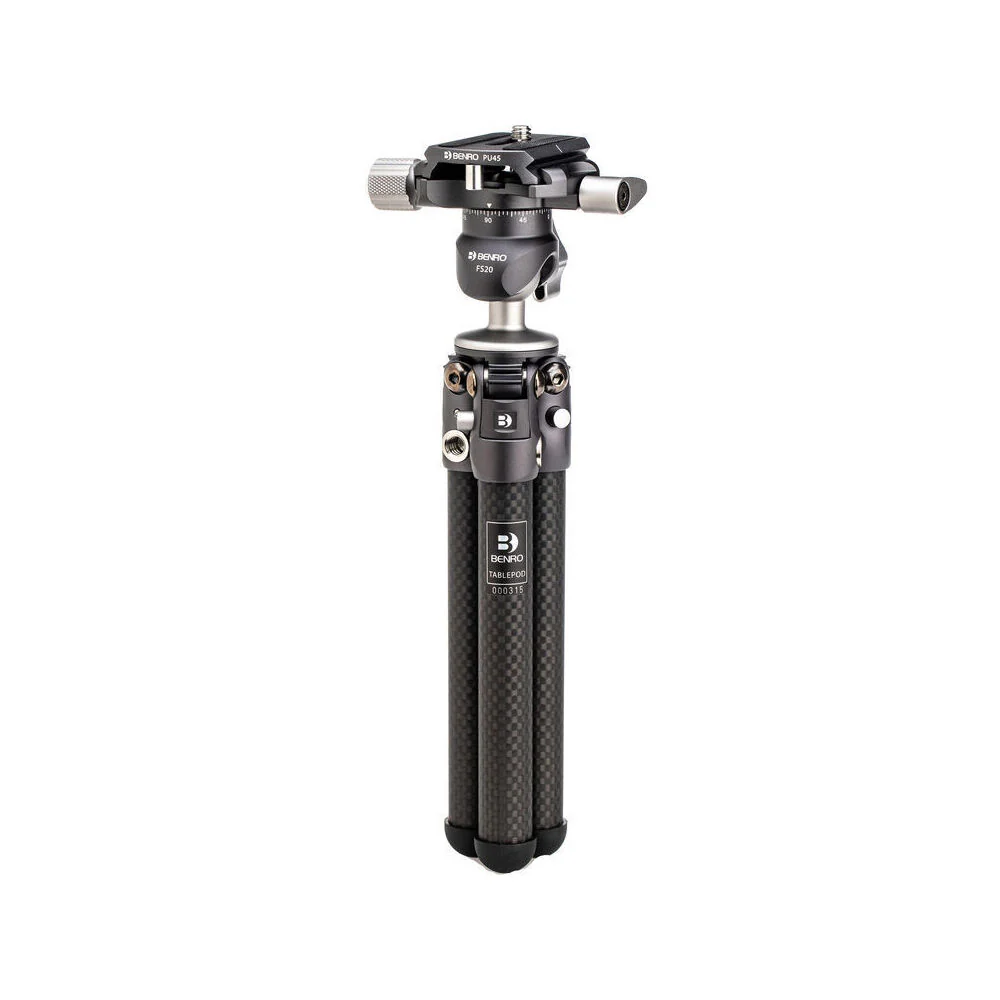 Benro TablePod Carbon Fibre Tabletop Tripod Kit 19.3cm (Black) - Image 4