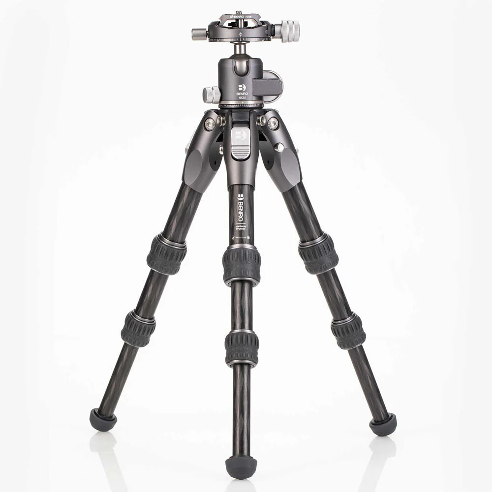 Benro Tortoise 03C Carbon Fibre 4 Section Photo Tripod GX25 Ball Head - Image 3