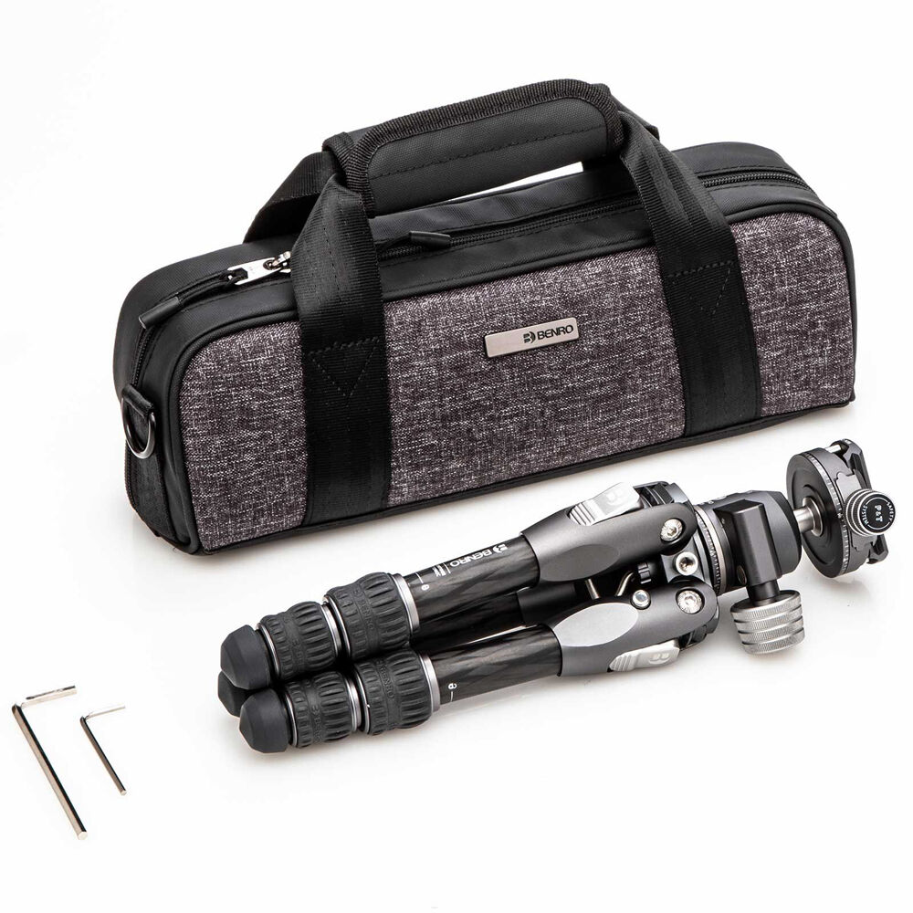 Benro Tortoise 03C Carbon Fibre 4 Section Photo Tripod GX25 Ball Head - Image 5