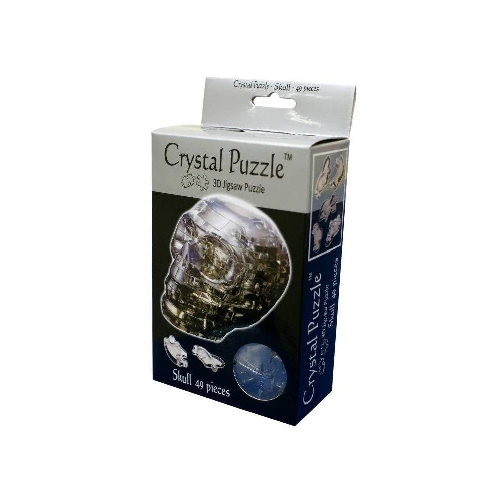Bepuzzled 3D Crystal Puzzle: Black Skull