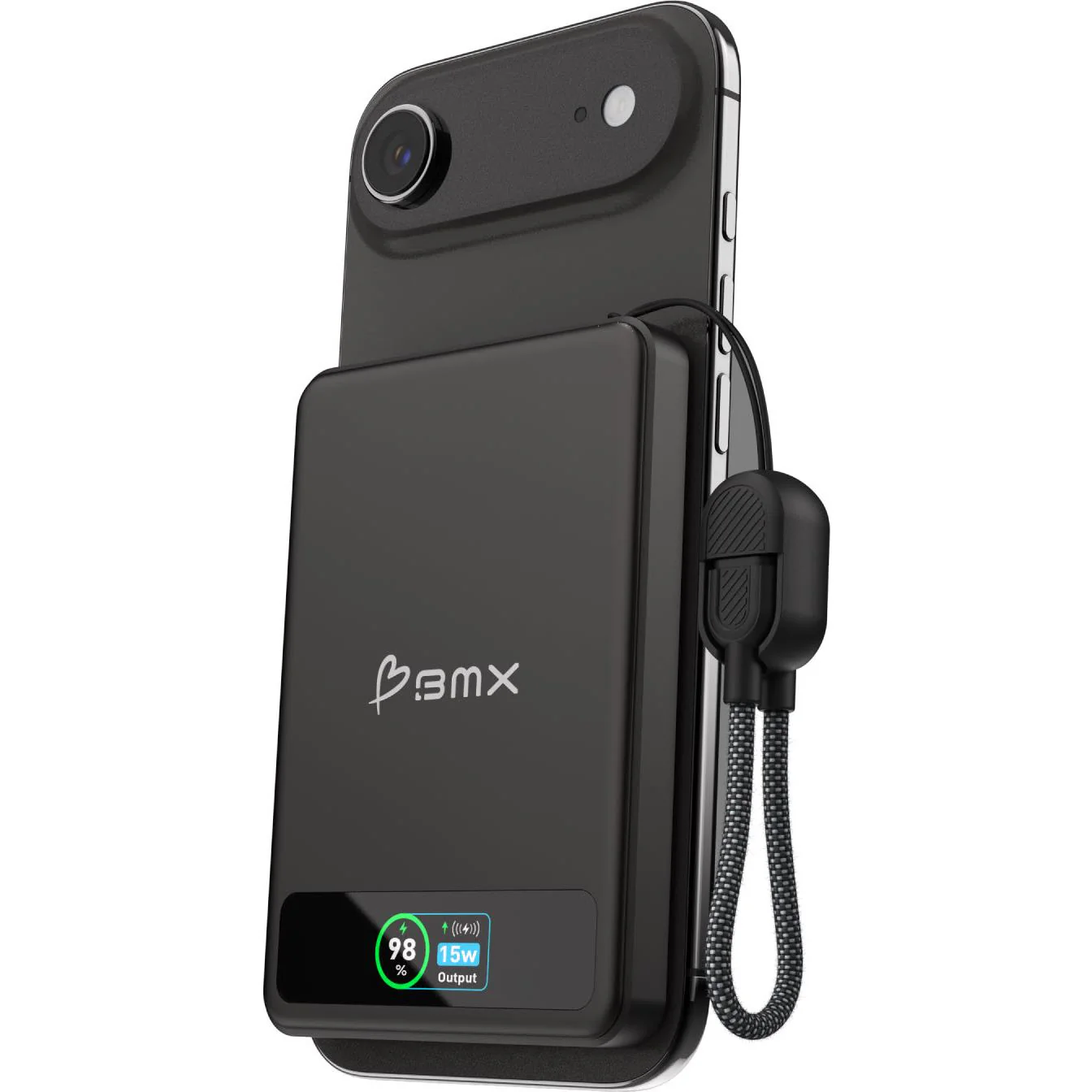 BMX SolidSafe 5K Semi-Solid-State Magnetic Power Bank (Black) - Image 3