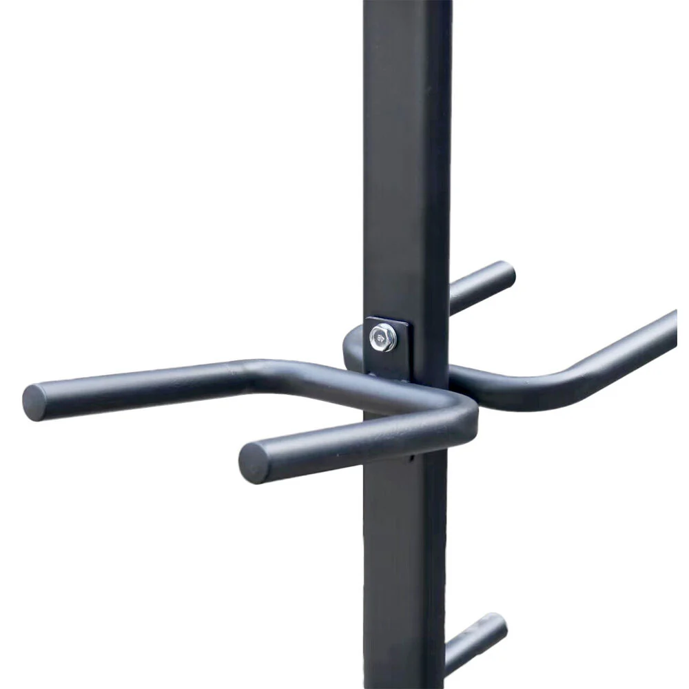 Bodyworx 10-Slot Medicine Ball Home Gym Rack Stand 55x154cm Black - Image 2
