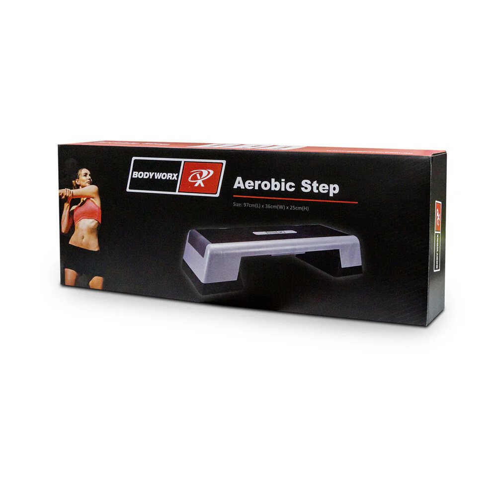 Bodyworx Aerobic Step Home Gym Workout Fitness Exercise Equipment 97x36cm - Image 2