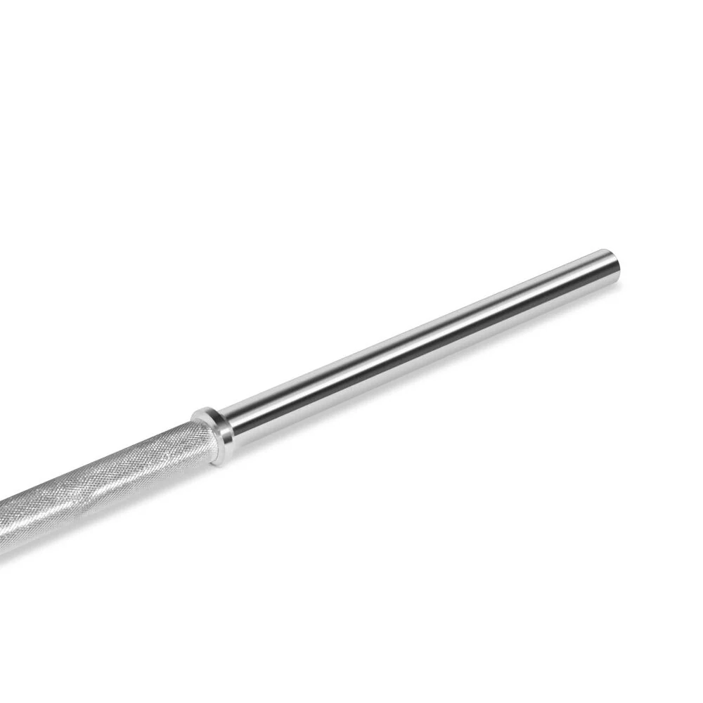 Bodyworx Chrome Plated Standard Bar and Collar V2 Weightlift Home Exercise 72in - Image 2