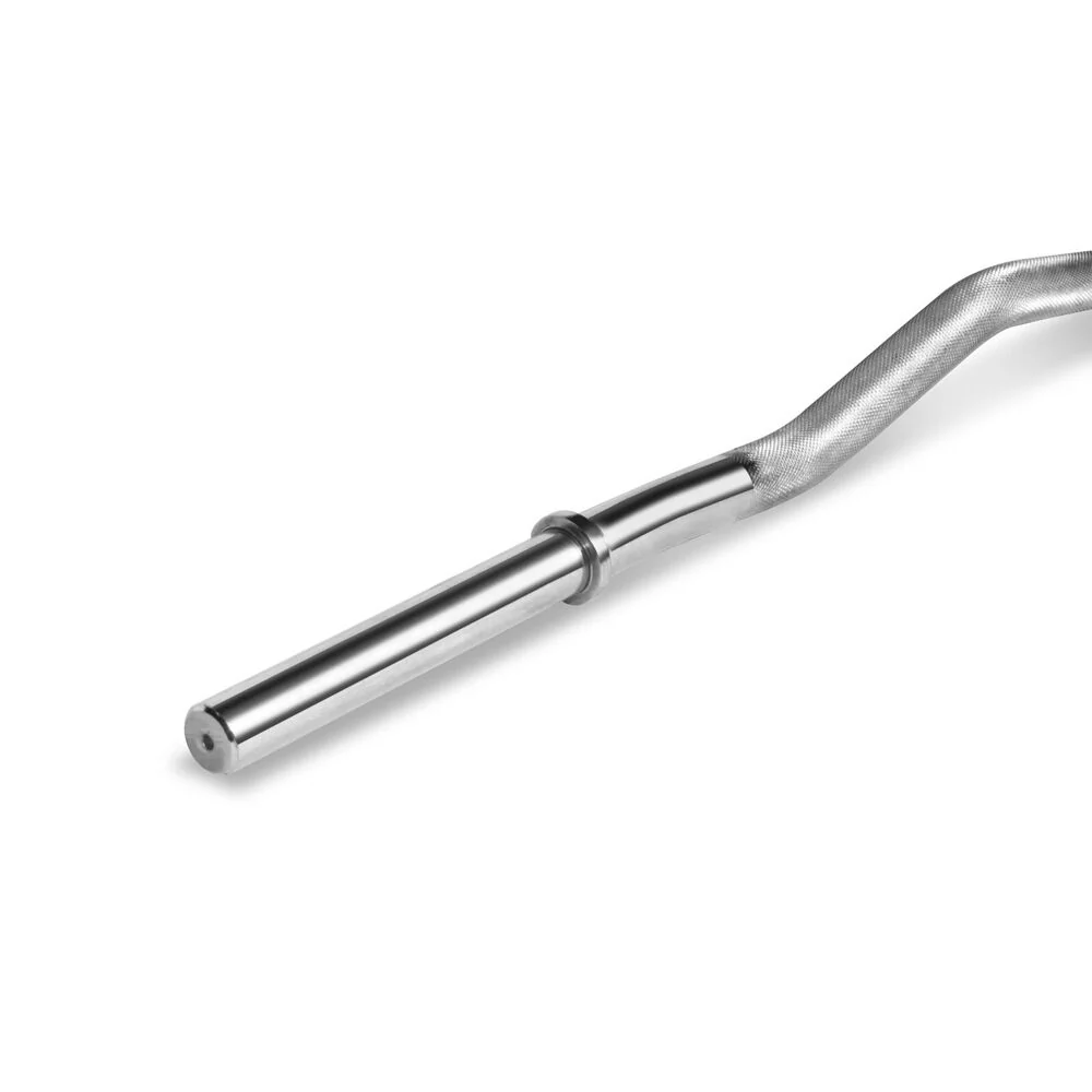Bodyworx Standard Curl Bar & Collars V2 Weightlift Home Workout Exercise 47in - Image 3